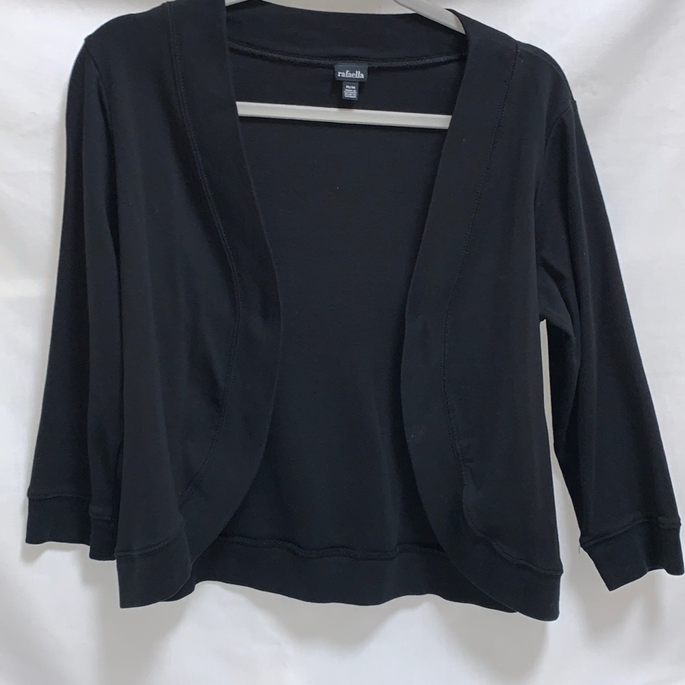 Rafaella black shrug. Medium.